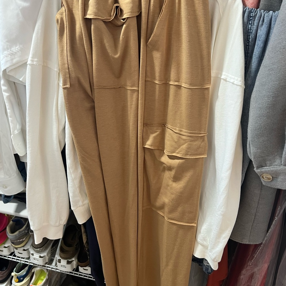Women's Tan Jumpsuit